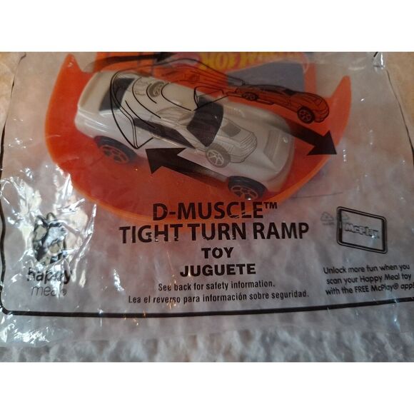 Hot Wheels #4/McDonald's Happy Meal‎ Toy 2019/D-Muscle Tight Turn Ramp/Bagged - Picture 2 of 5